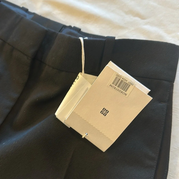Givenchy Wool & Mohair Straight Leg Pants‎ trousers in Black EU size 36 US 4 NWT - Picture 6 of 13